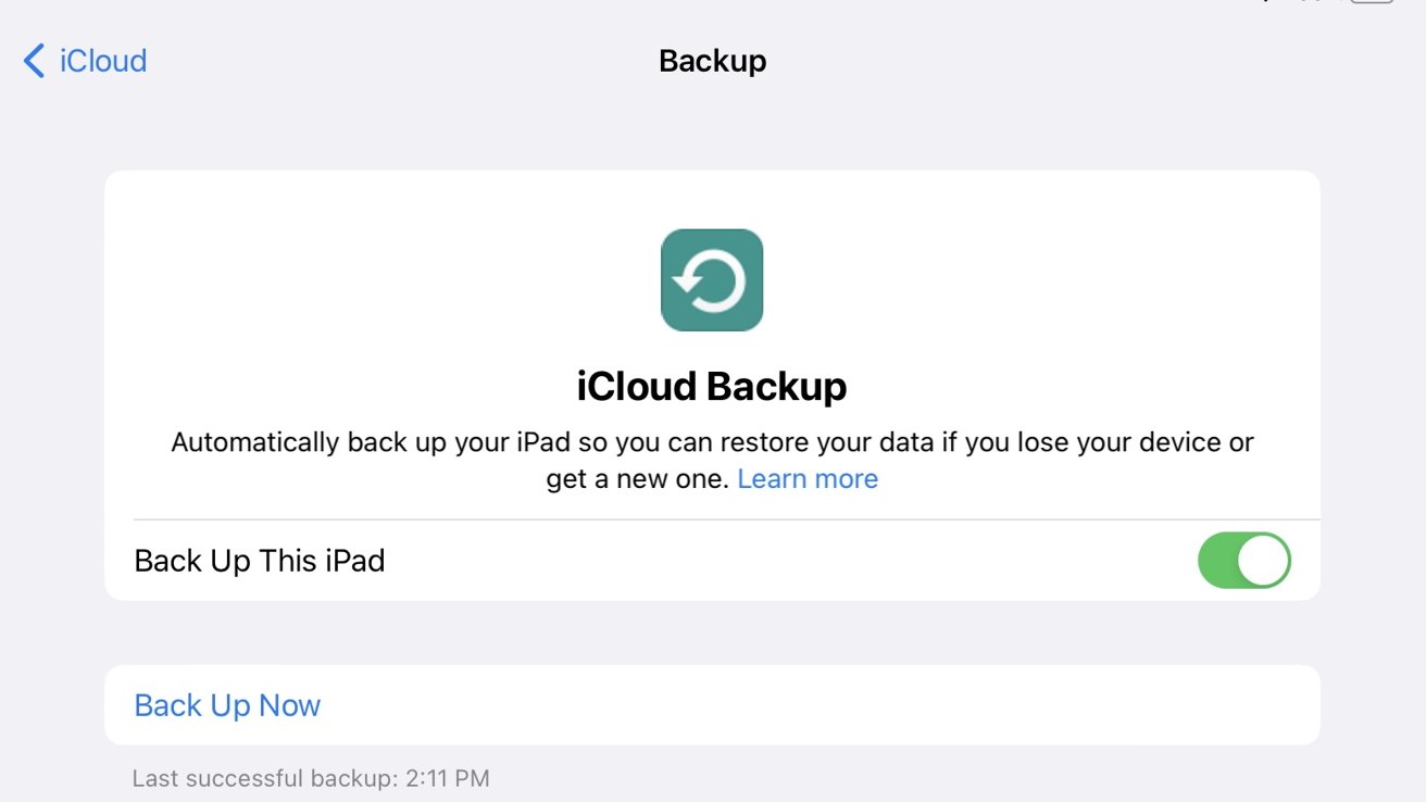 How to keep backups small for iCloud in iOS 16