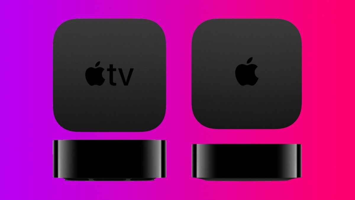 Left: Apple TV 4K 2021. Right: Apple TV 4K 2022