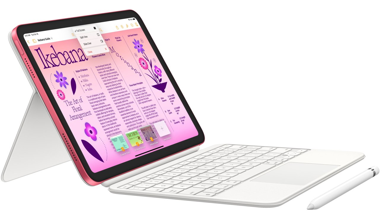 The Magic Keyboard Folio is built just for the 10.9-inch iPad