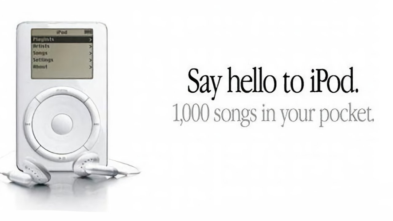 The iPod could hold 1,000 songs. Apple Music now as 100 million.