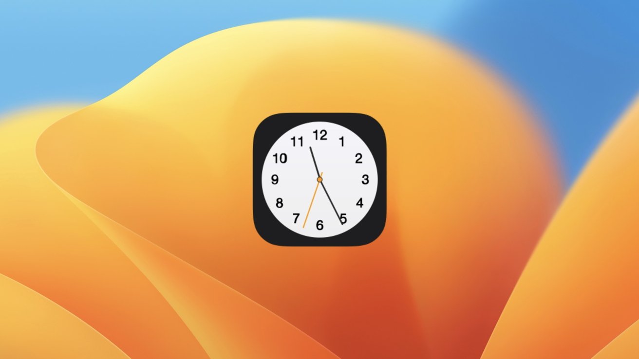 clock widget macbook