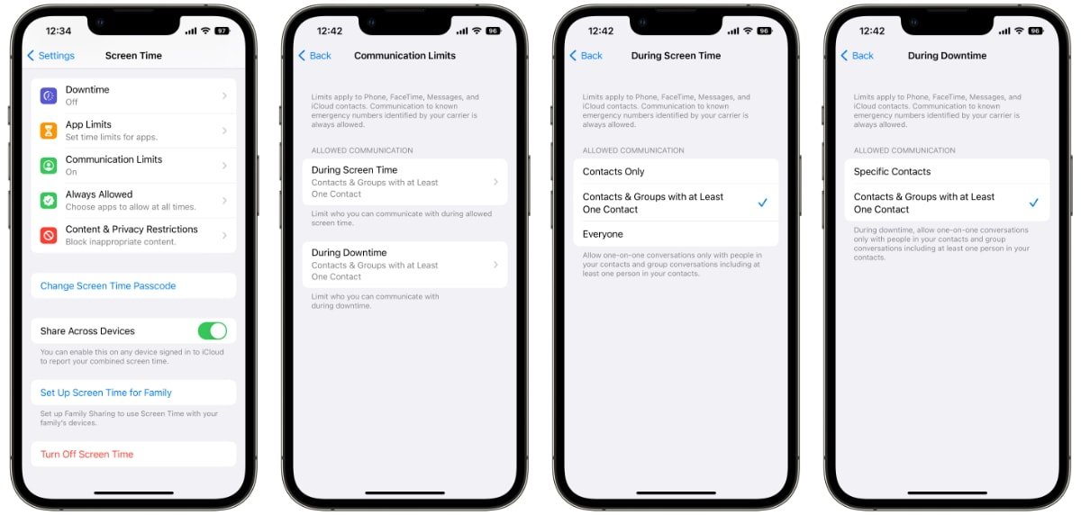 Parental setting on deals iphone