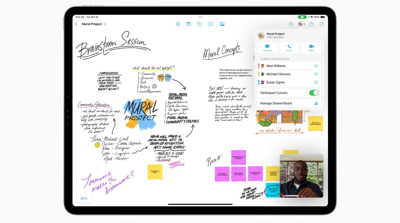 photo of Hands on with Apple's Freeform collaborative brainstorming app image