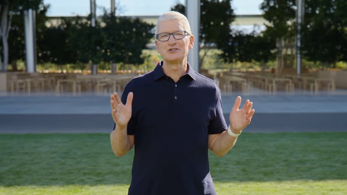 Apple CEO Tim Cook at Apple Park