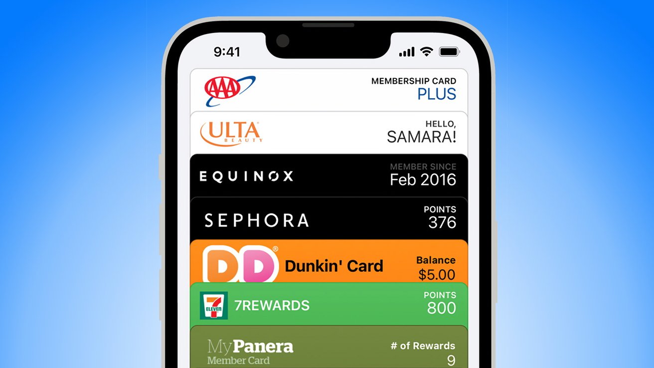 Store loyalty cards in Apple Wallet