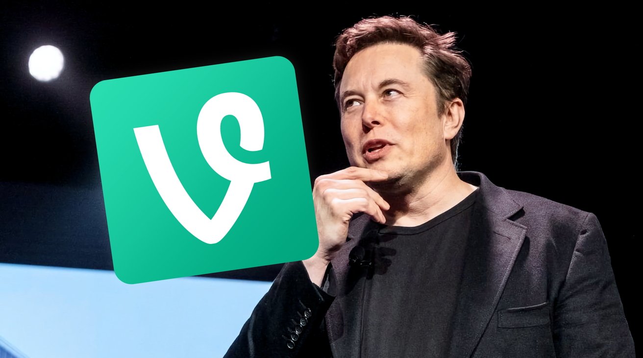 Elon Musk and the Vine app icon