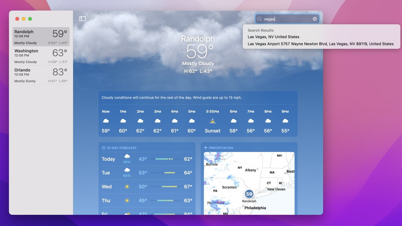 Methods to use the Climate app in macOS Ventura