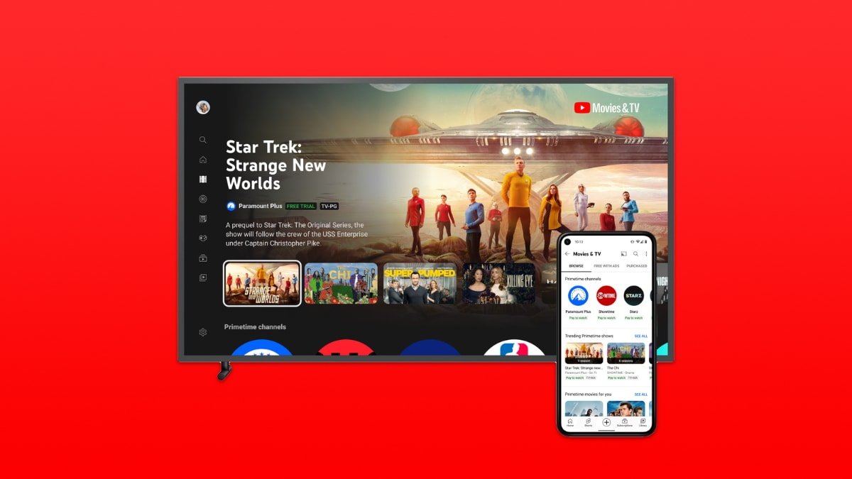 YouTube to stream Paramount+, Showtime, however no Apple TV+ or Netflix