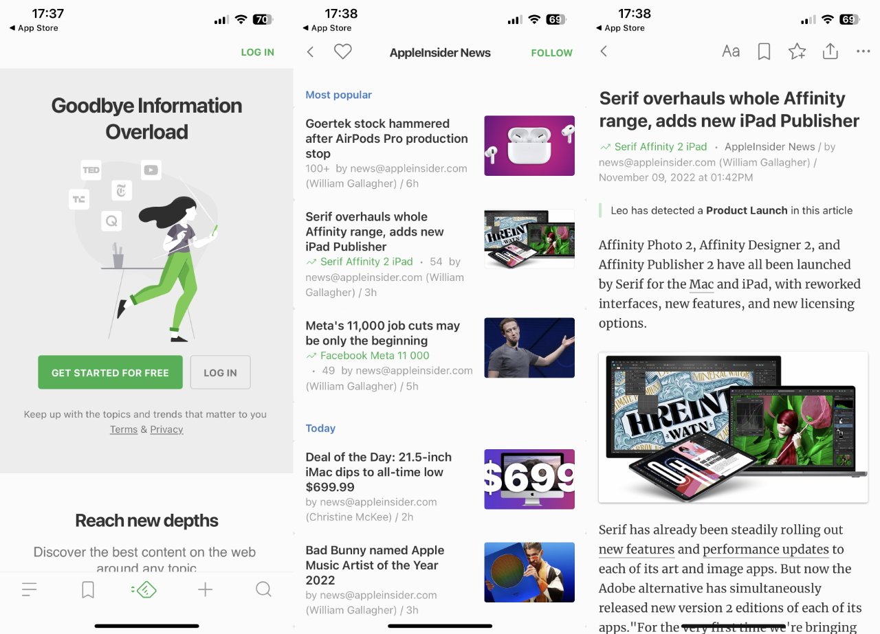 Feedly app