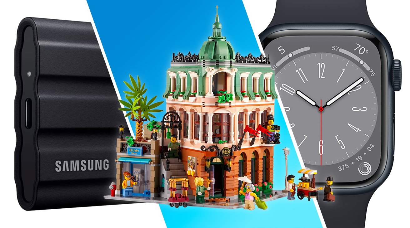 Each day offers Nov. 8: $110 off Apple Watch Sequence 8, $89 1TB Samsung T7 Defend, $200 Lego Icons Boutique Resort, extra