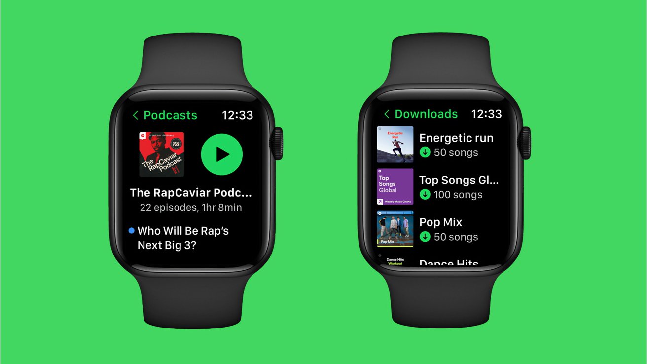 Spotify has a new Apple Watch interface
