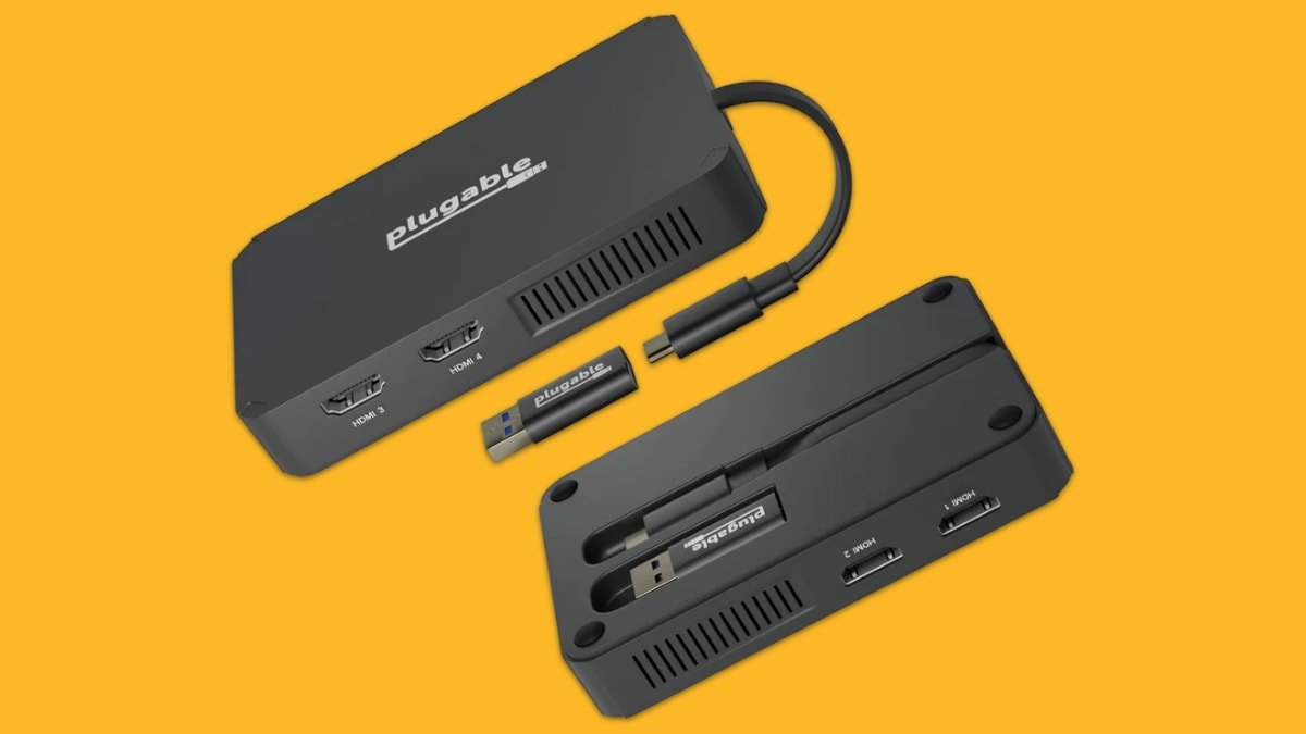 New Plugable USB-C dock helps 4 exterior shows on M1 Macs