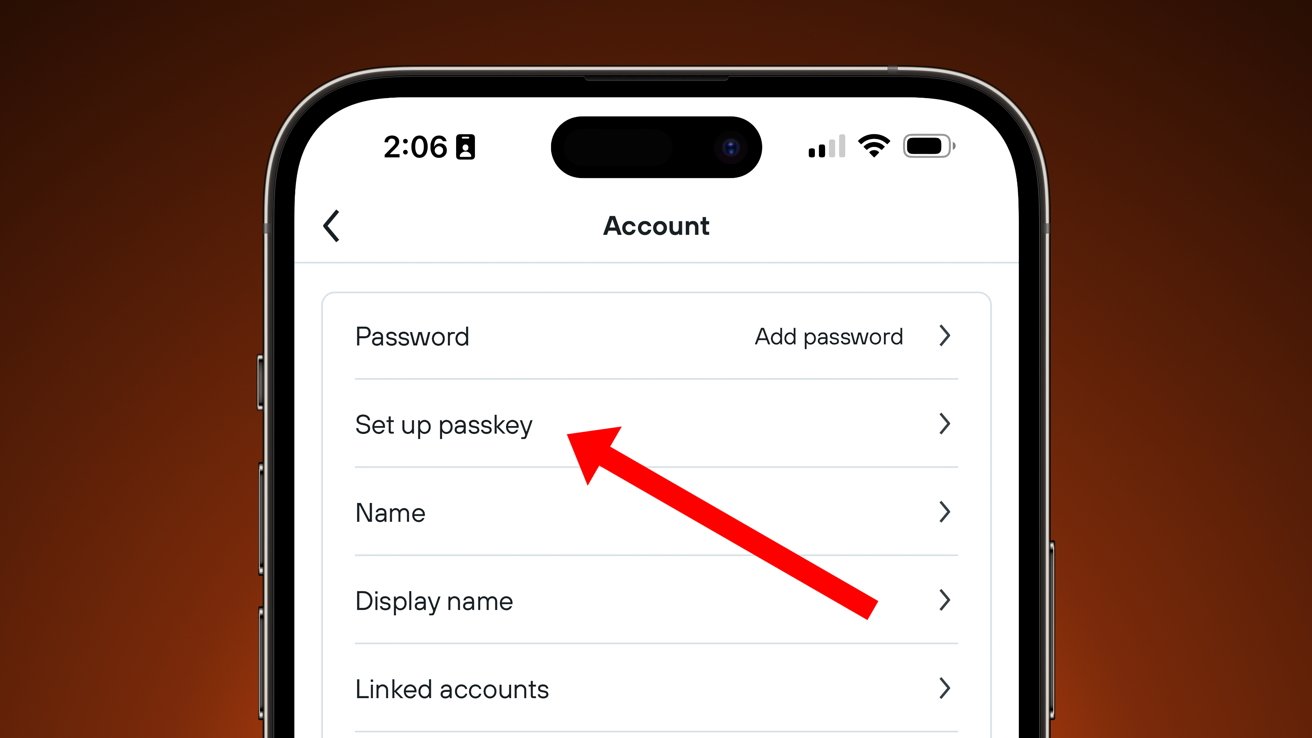 Typically, you can set up passkeys in the account system for existing accounts. 