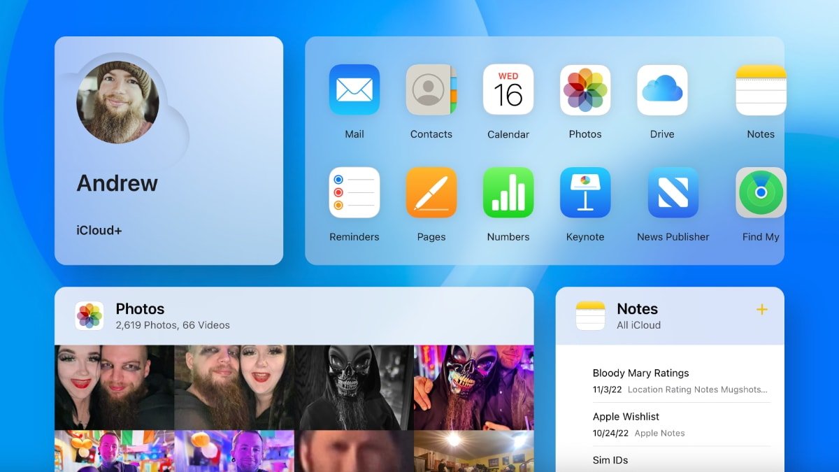 Apple unveils new design for iCloud.com with customizable tiles