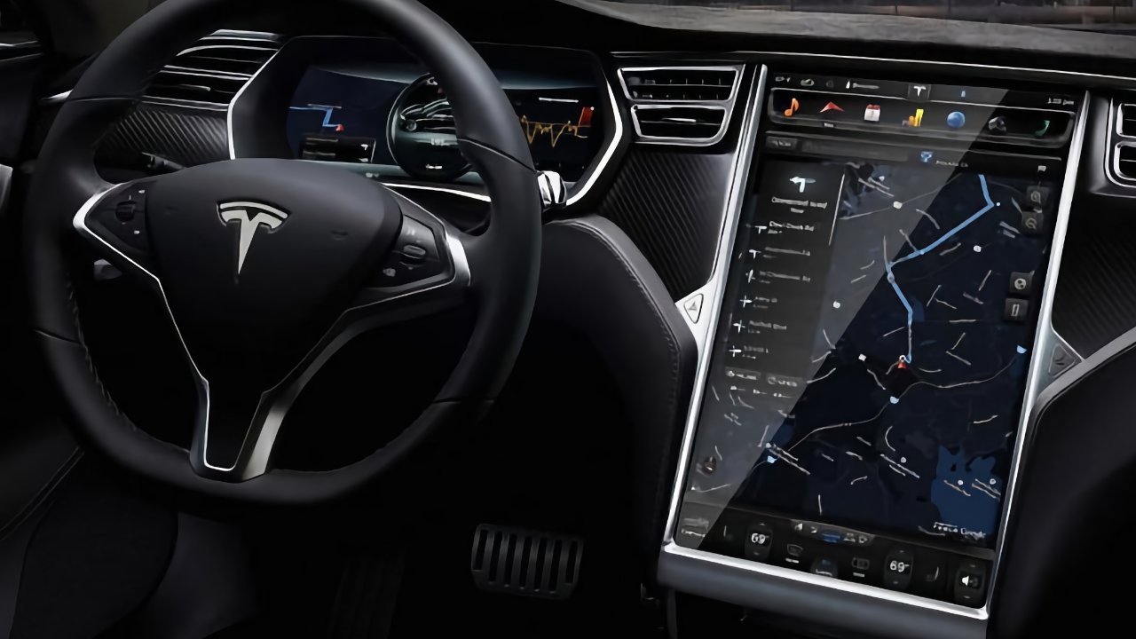 Tesla's infotainment screen