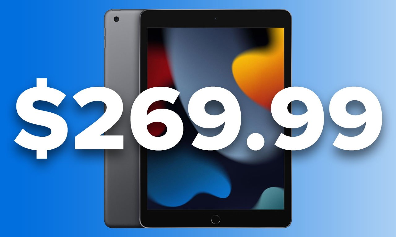 Apple's iPad ninth Era falls to $269 at Amazon for Black Friday