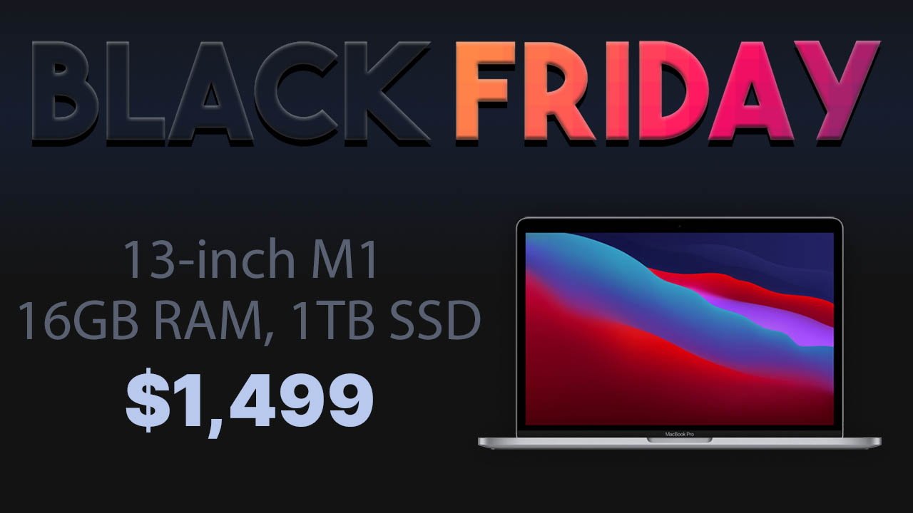 B&H's Black Friday Deal Zone knocks $400 off Apple's loaded MacBook Professional 13-inch with M1