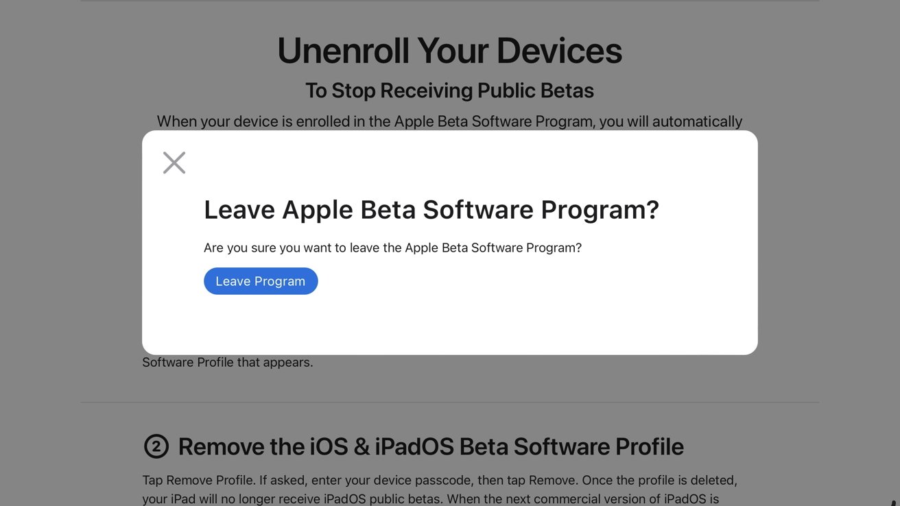 Methods to enroll in and go away Apple's beta program on iOS & iPadOS