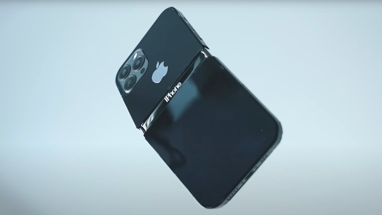 A folding iPhone