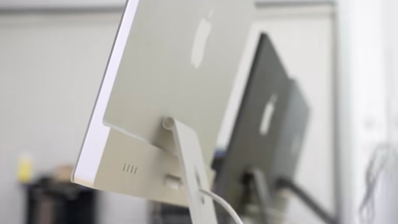 The iMac with it's chin moved to the rear casing