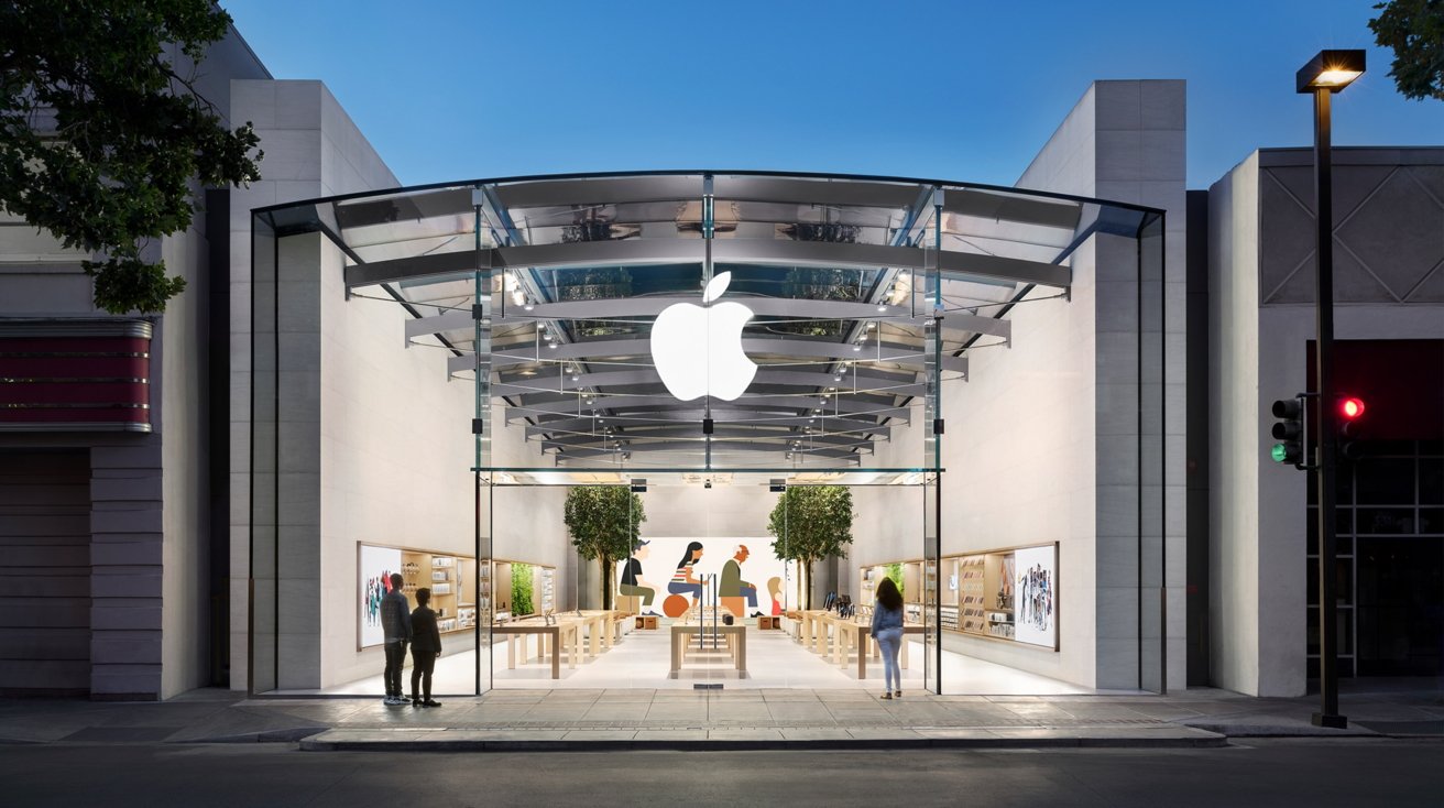 The Apple Store in Palo Alto 