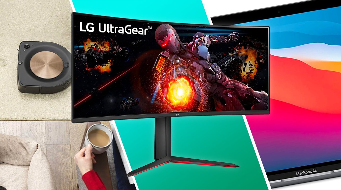 Every day offers Dec. 3: $799 M1 Macbook Air, $100 off LG UltraGear QHD 34-inch monitor, 41% off iRobot Roomba, extra