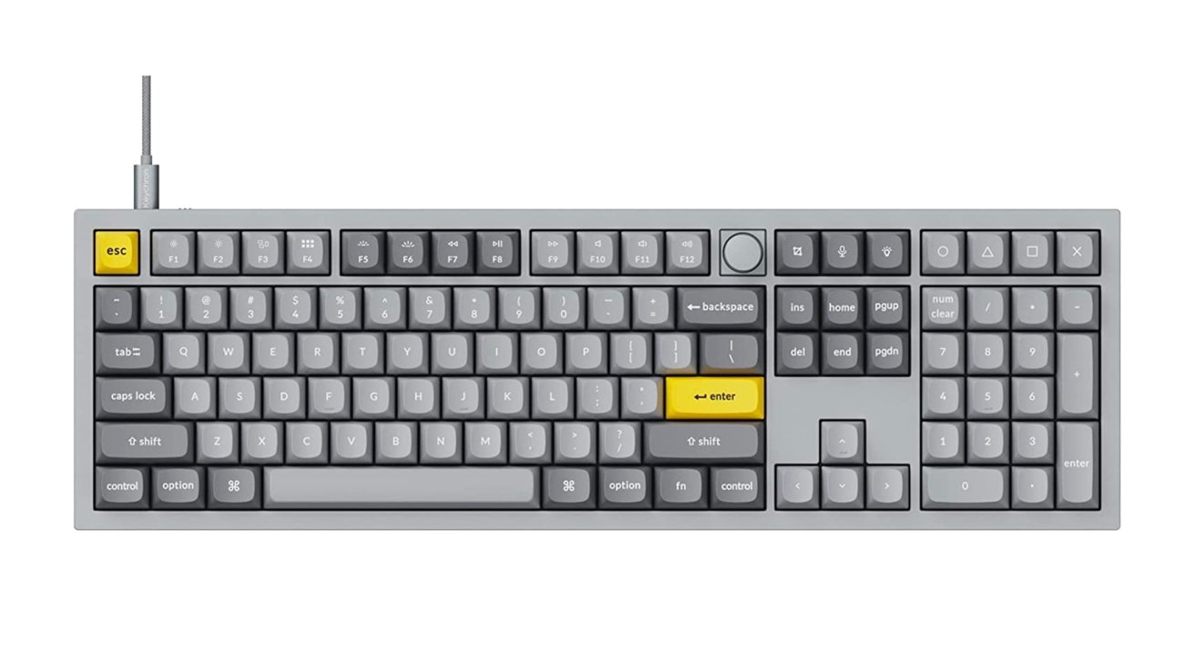 Keychron Q6 Mechanical Keyboard, Knob Version
