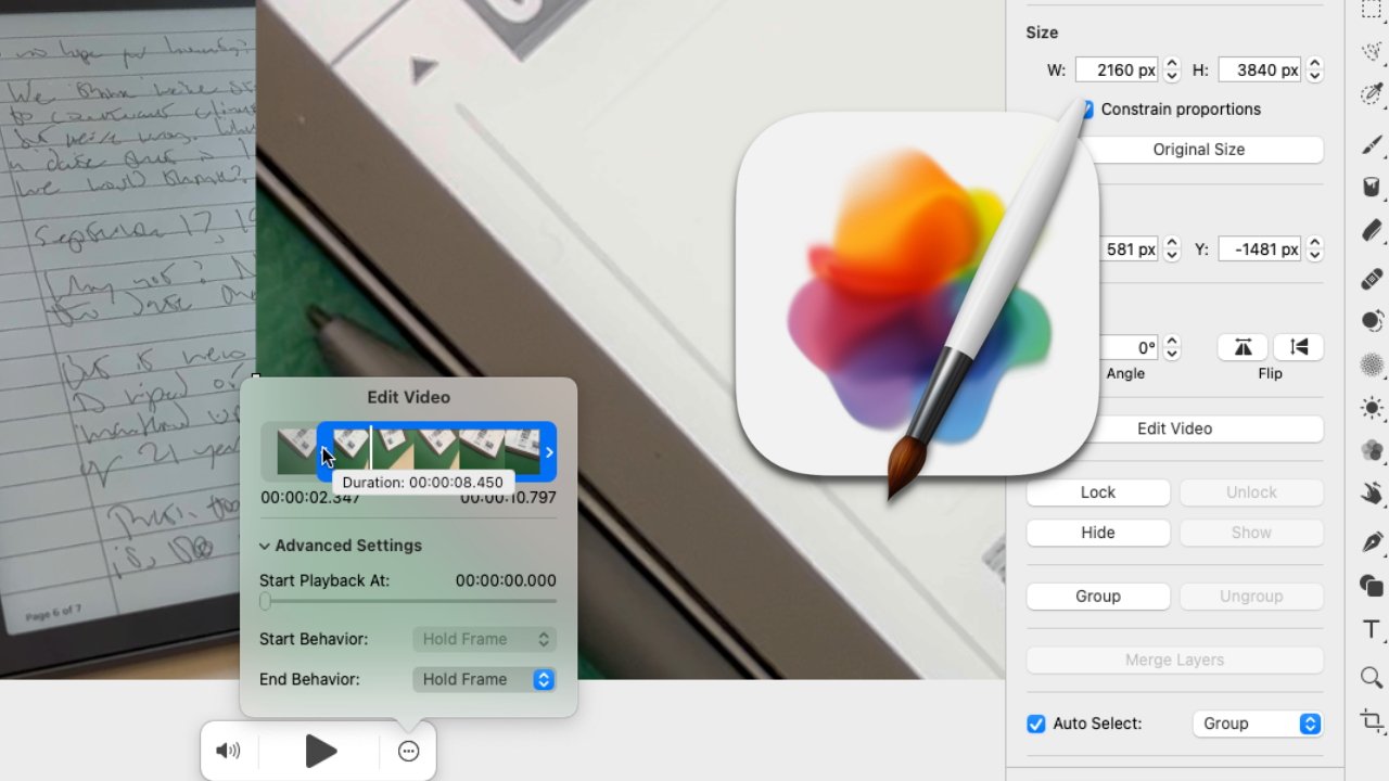 New Pixelmator Pro update adds limited video editing tools | AppleInsider