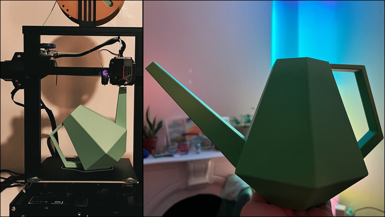 This watering can took just about 24 hours to print