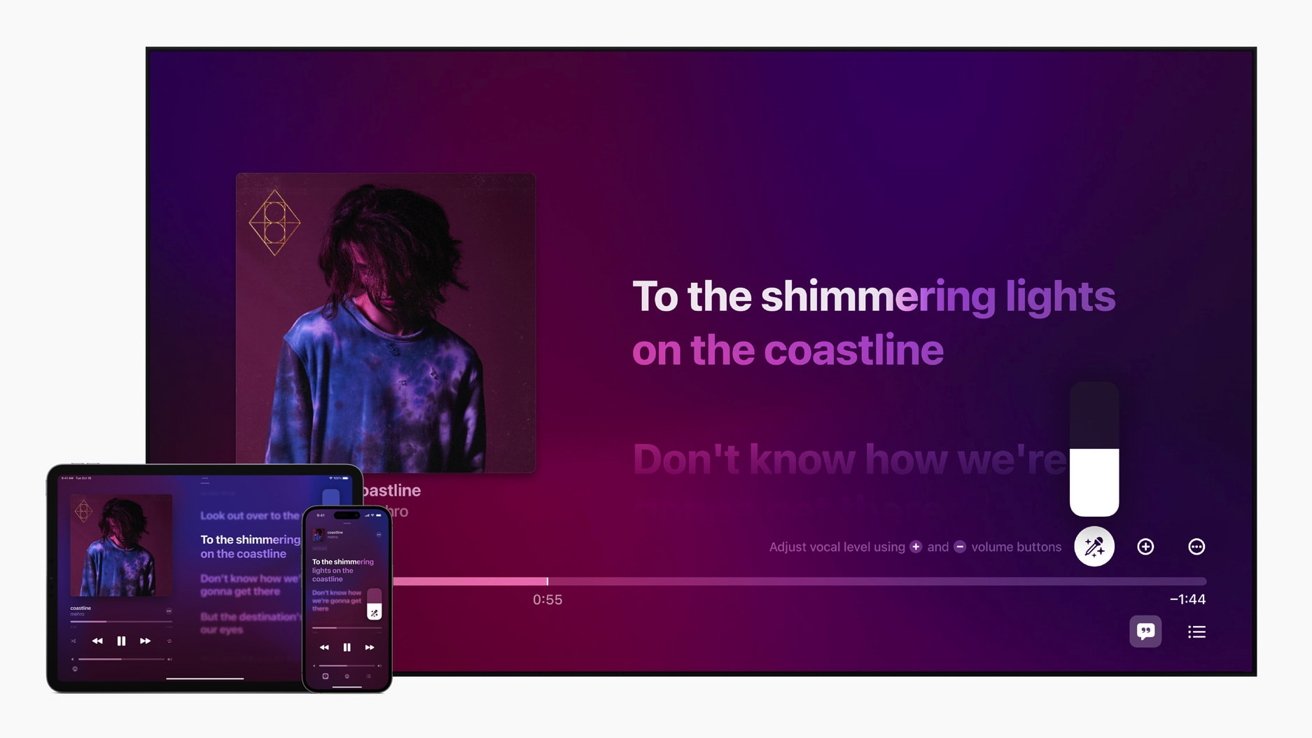Apple Music Sing turns iPhone & Apple TV into karaoke machine