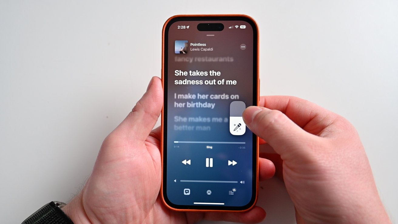 Apple Music Sing on iPhone