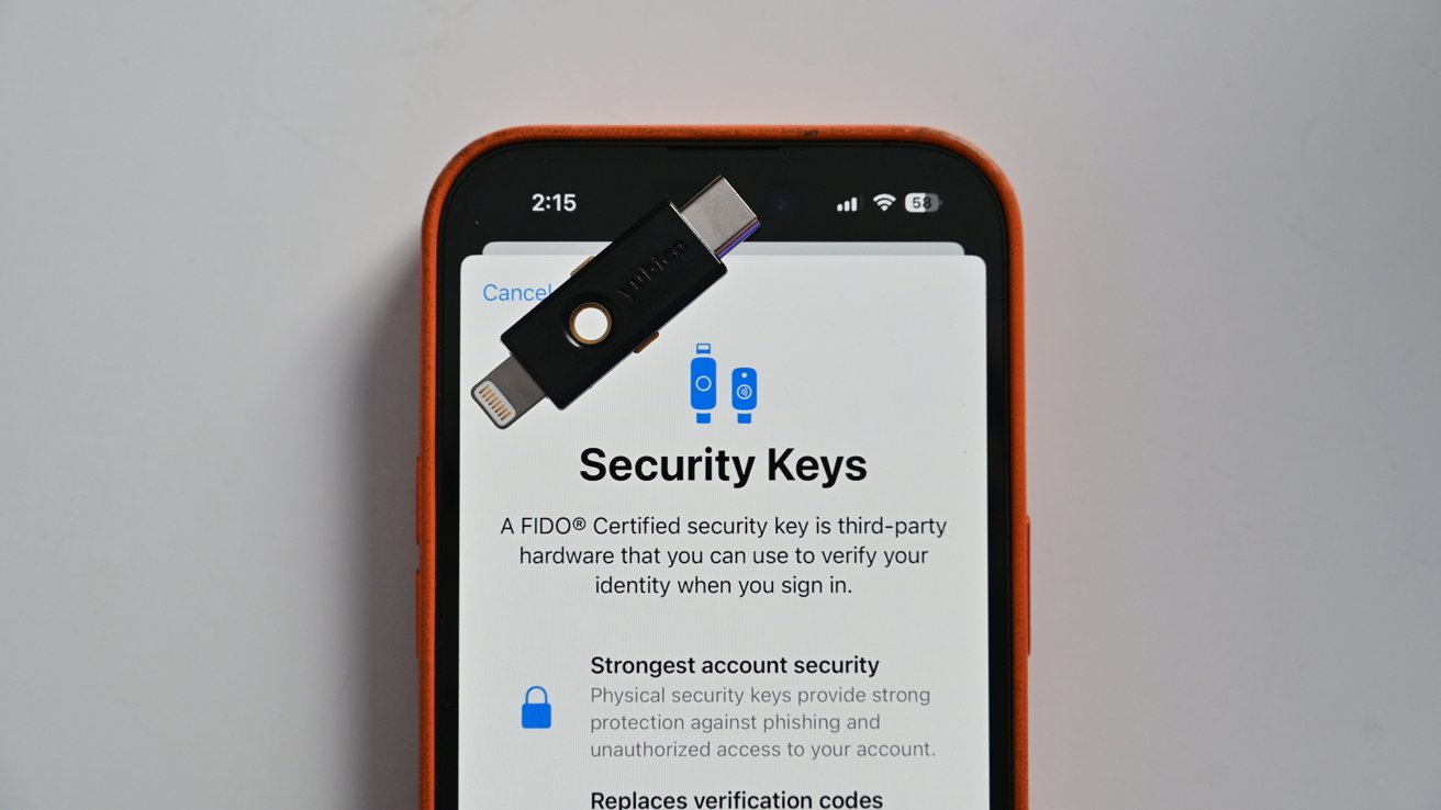 About Security Keys for Apple ID - Apple Support