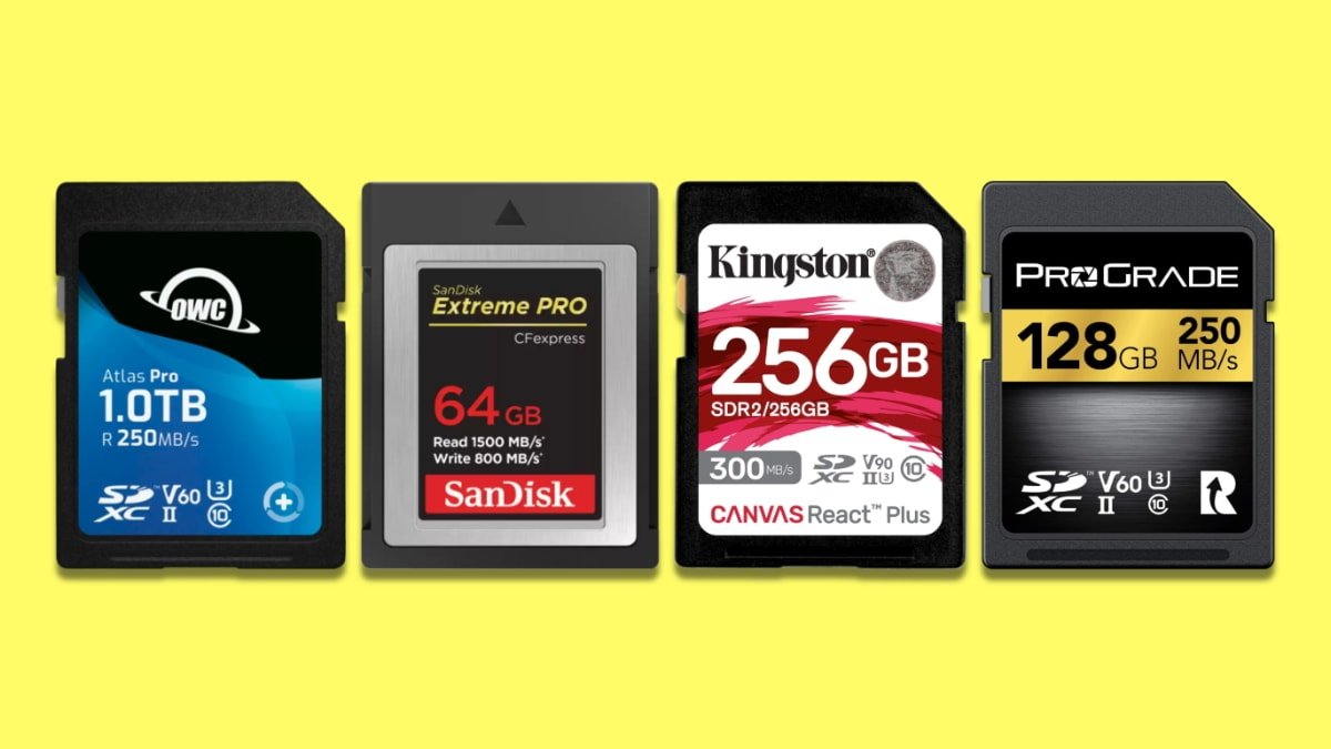 best sd card for dslr photography