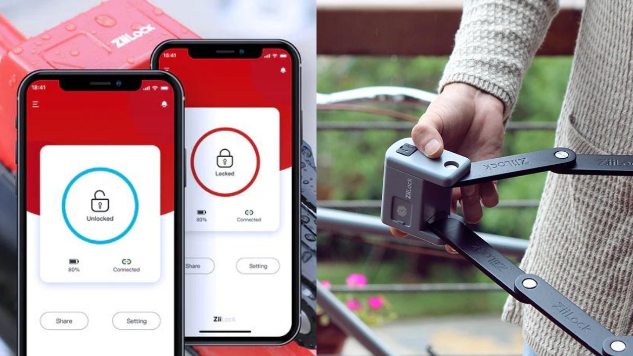 ZiiLock X Smart Folding Bike Lock