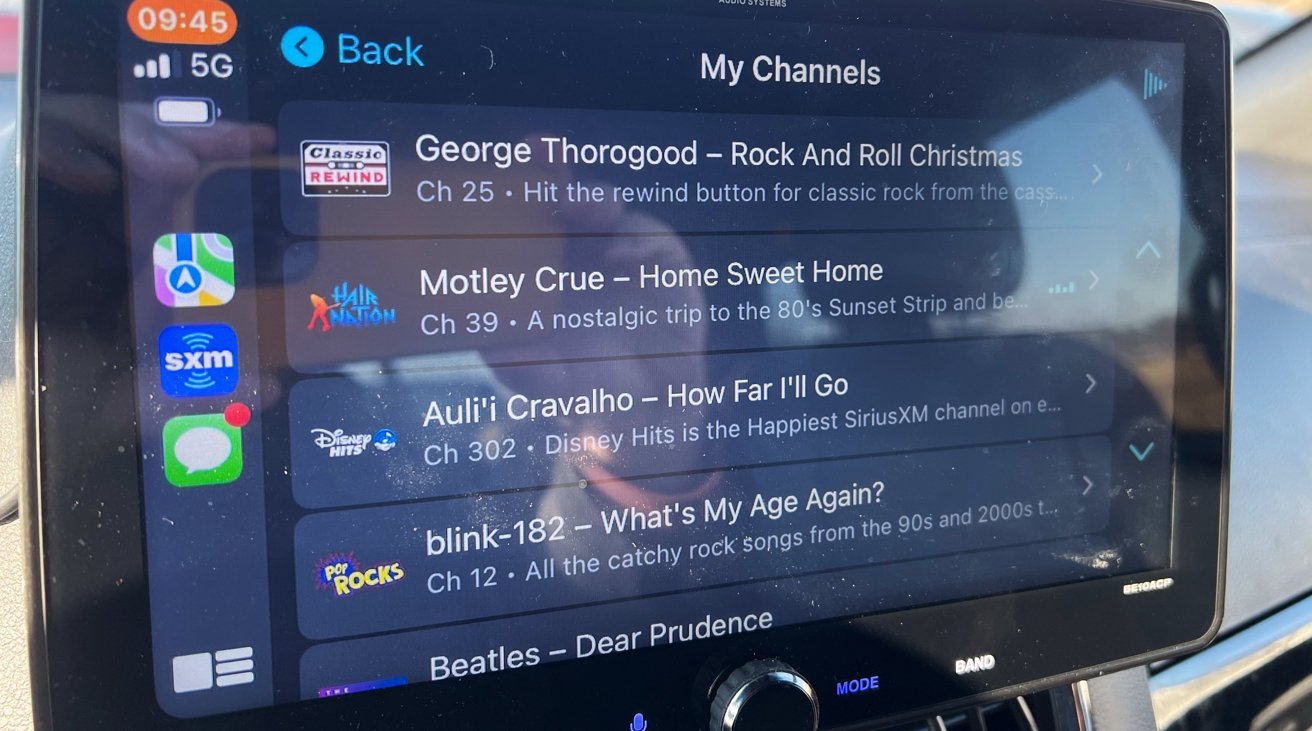 SiriusXM on CarPlay