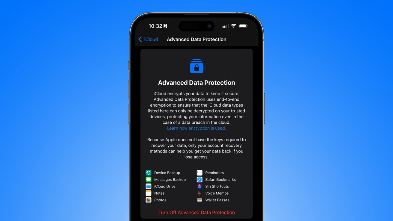 Advanced Data Protection launched with iOS 16.2