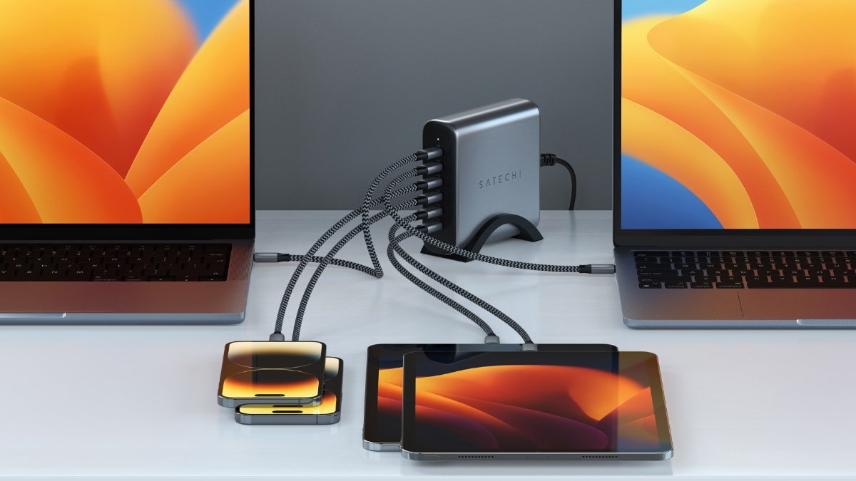 Satechi reveals 200W 6-Port USB-C GaN charger at CES 2023
