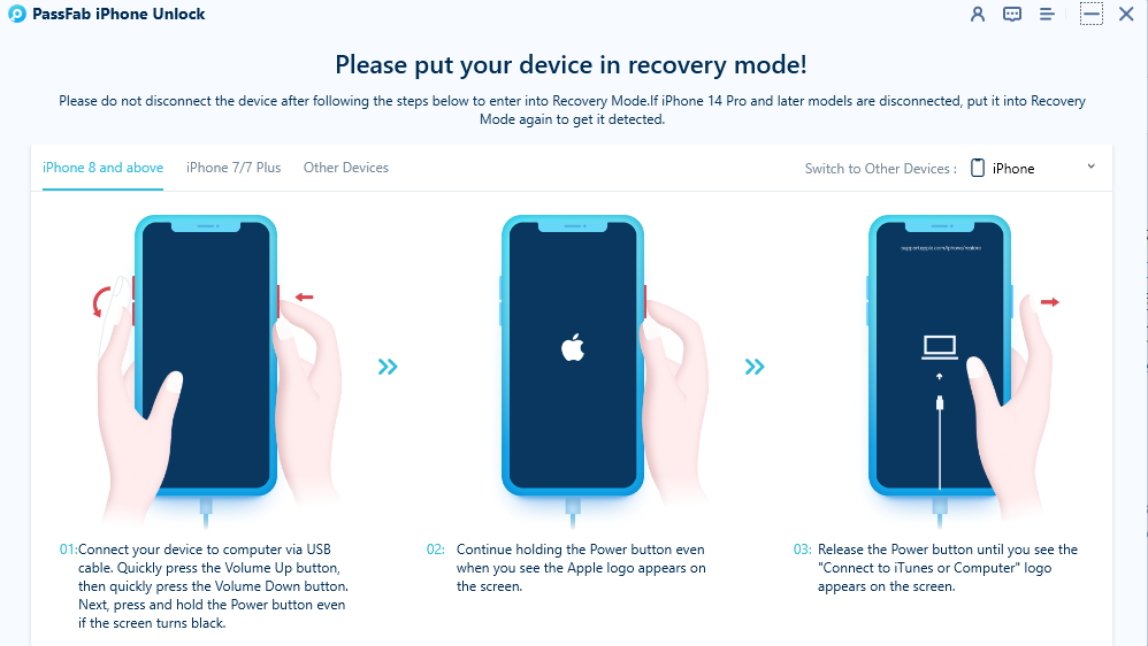 The on-screen instructions are clear, and apply to multiple iPhone models. 