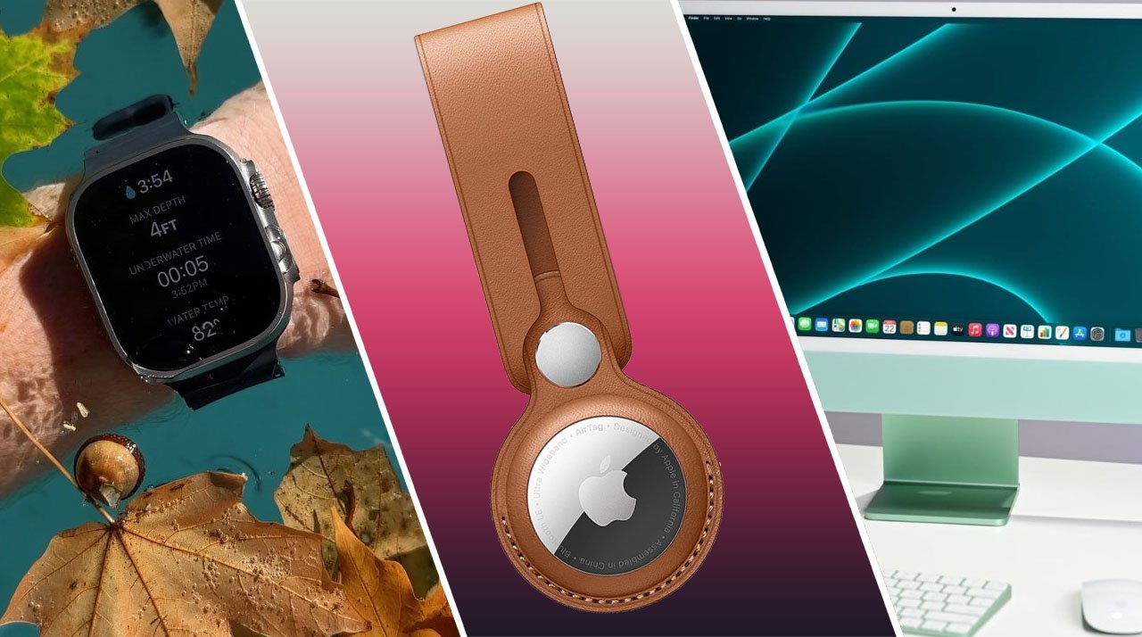 Apple Watch Ultra, AirTag Leather Loop and 24-inch iMac deals