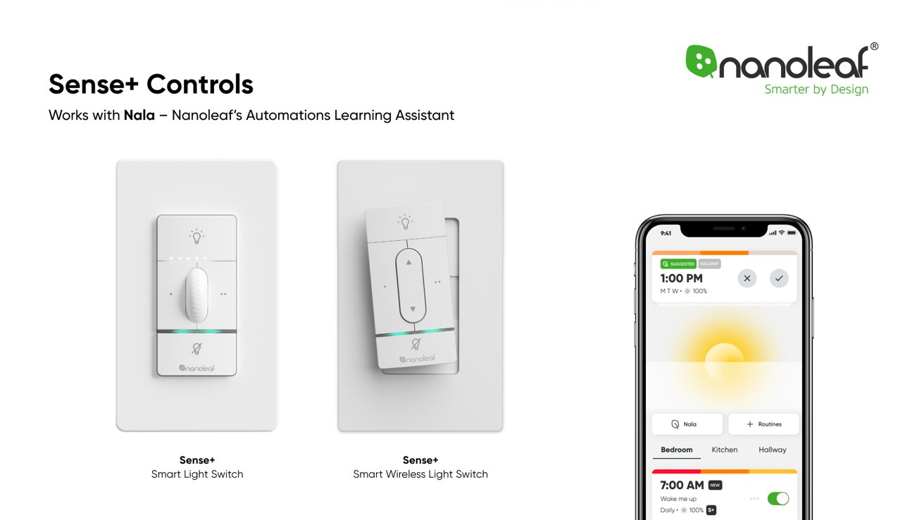 Nanoleaf Sense+ controls