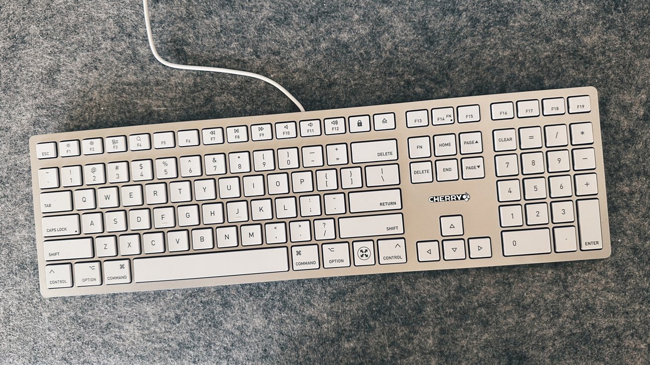 Cherry KC 6000 Slim for Mac (argent)