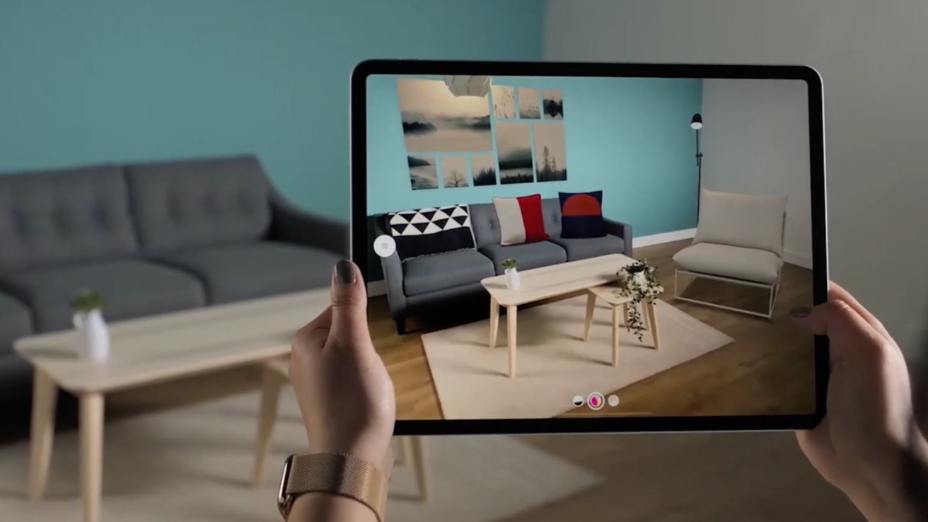 Augmented Reality places digital objects as an overlay of the real world