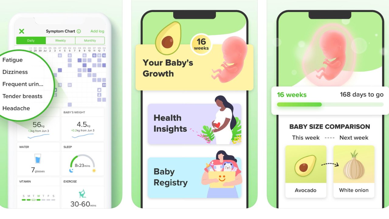 Nurture pregnancy week by week app
