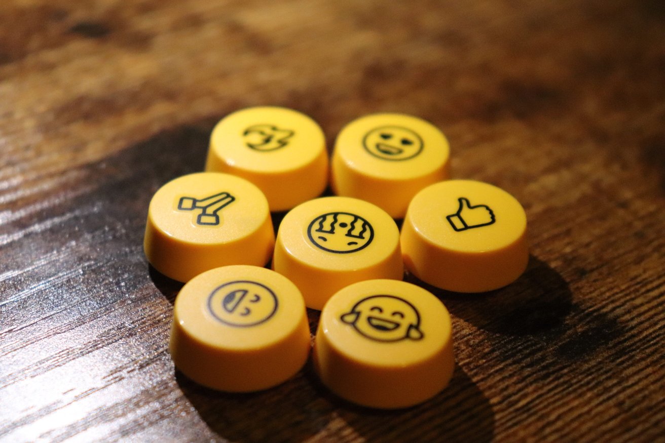 Emoji key caps for the Logitech Pop Keys