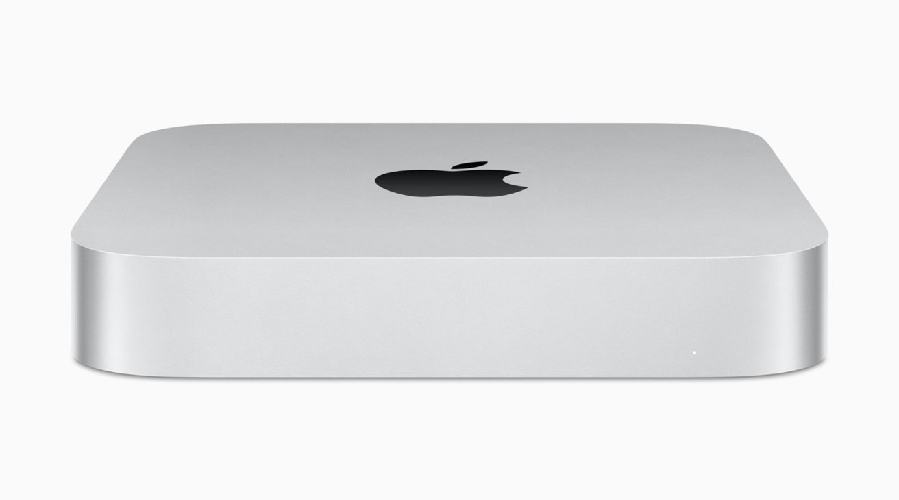 The outside of the M2 Mac mini hasn't changed from the M1. 