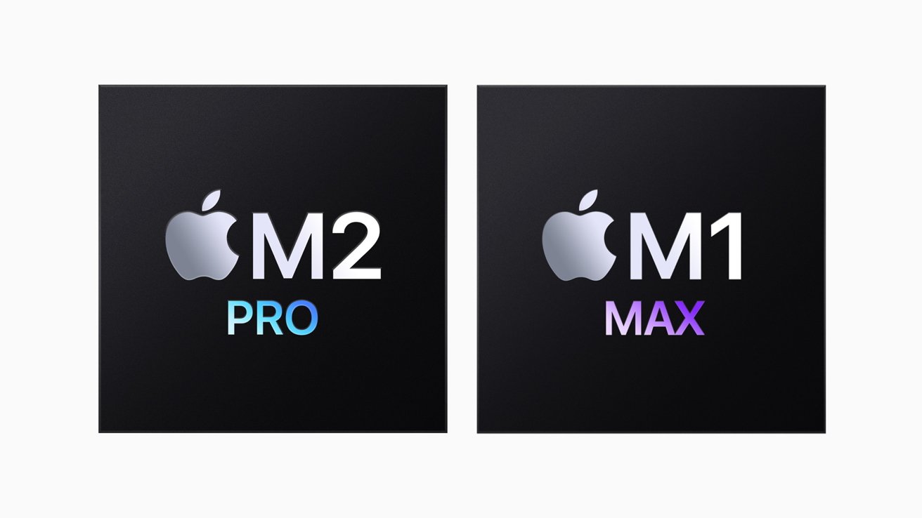 The M2 Pro cannot keep up with the higher quality M1 Max