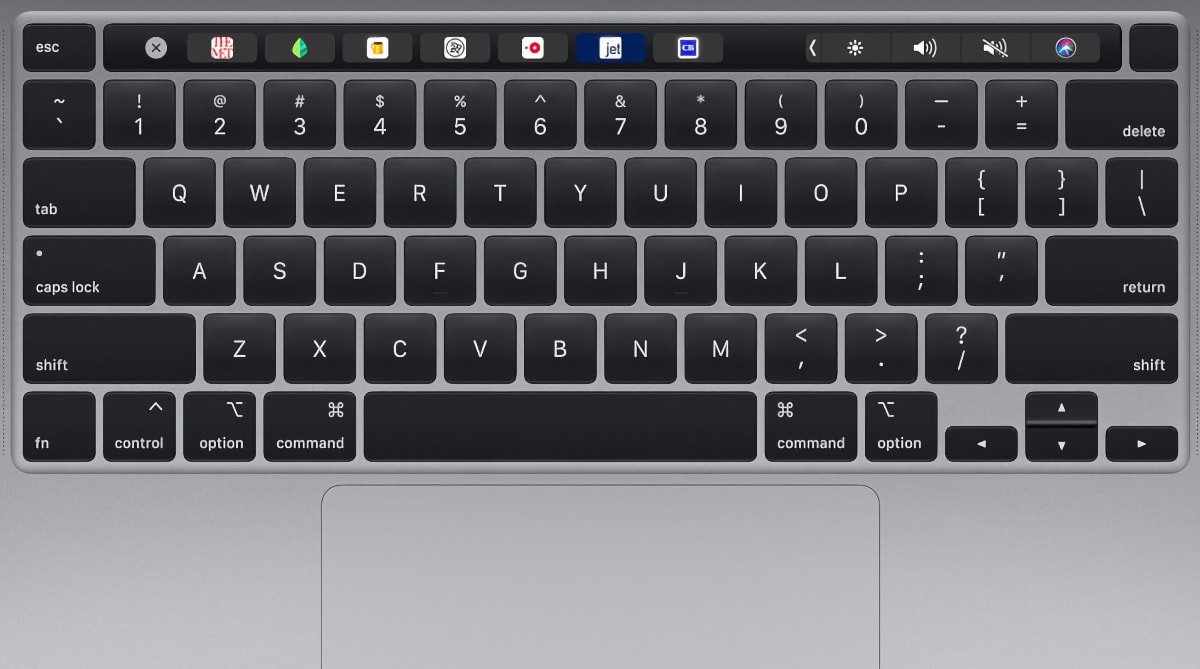 Touch Bar second-generation design