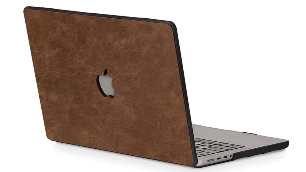 Glitty genuine leather MacBook Pro case