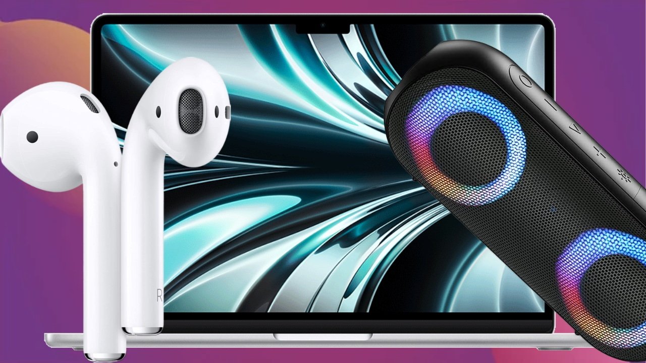 AirPods, MacBook Air, portable Bluetooth speaker on sale
