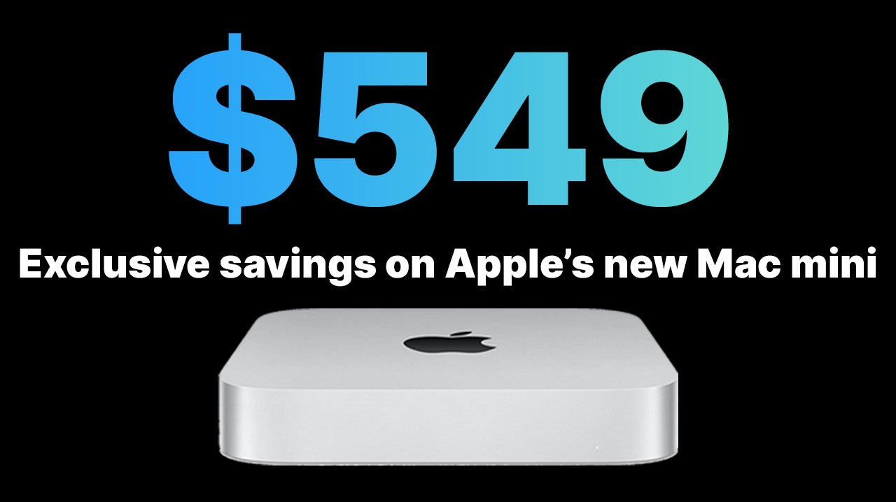 New Apple Mac mini M2 on Sale for $549